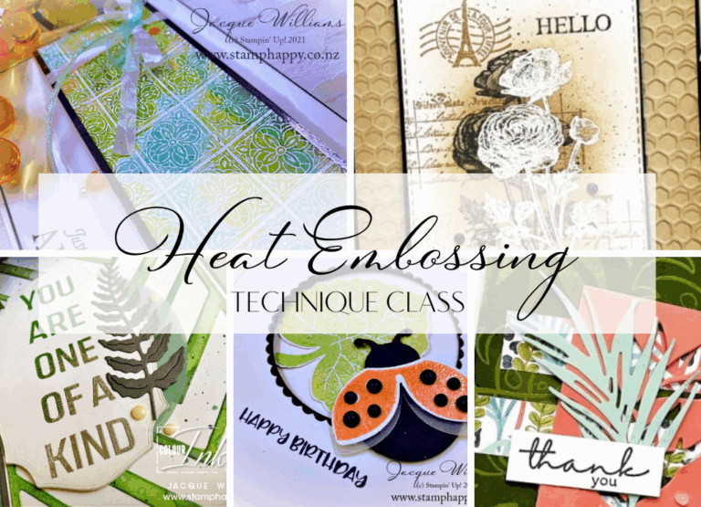 Techniques & Tea: Heat Embossing