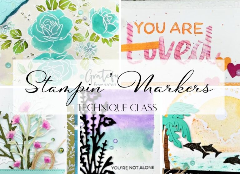 Techniques & Tea:  Stampin’ Write Markers