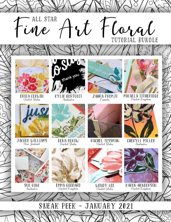 Fine Art Floral 12 Video Tutorial Collection