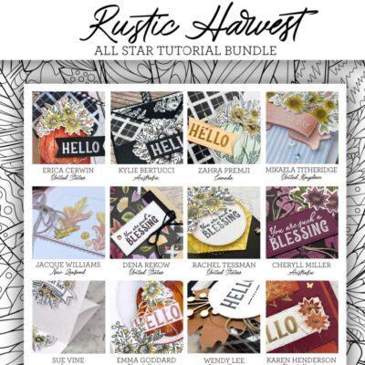 Rustic Harvest Bundle Tutorial Collection