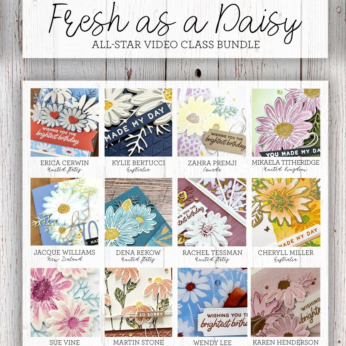 Fresh as a Daisy Video Class