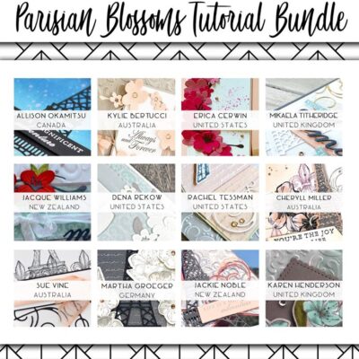Parisian Blossoms 12 Tutorial Collection