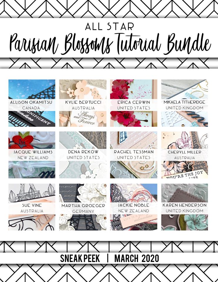 Parisian Blossoms 12 Tutorial Collection