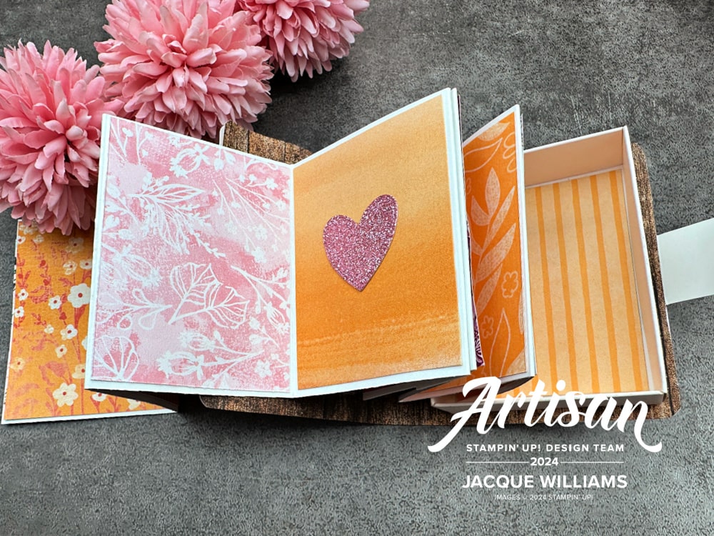 Book Treat Box Pull Out Accordion Album - Image 3