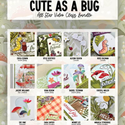 Cute as a Bug 12 Project Video Class