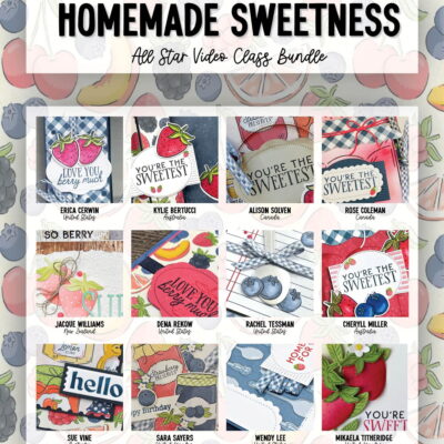 Made with Sweetness 12 Project Video Tutorial Class