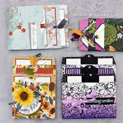 Triple Pocket Tag Fun Fold Card Template