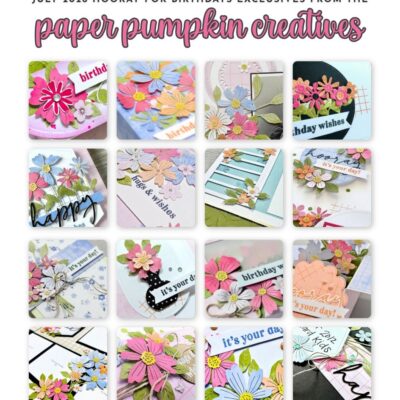 Hooray for Birthdays Paper Pumpkin Creatives Tutorial Bundle – July 2026