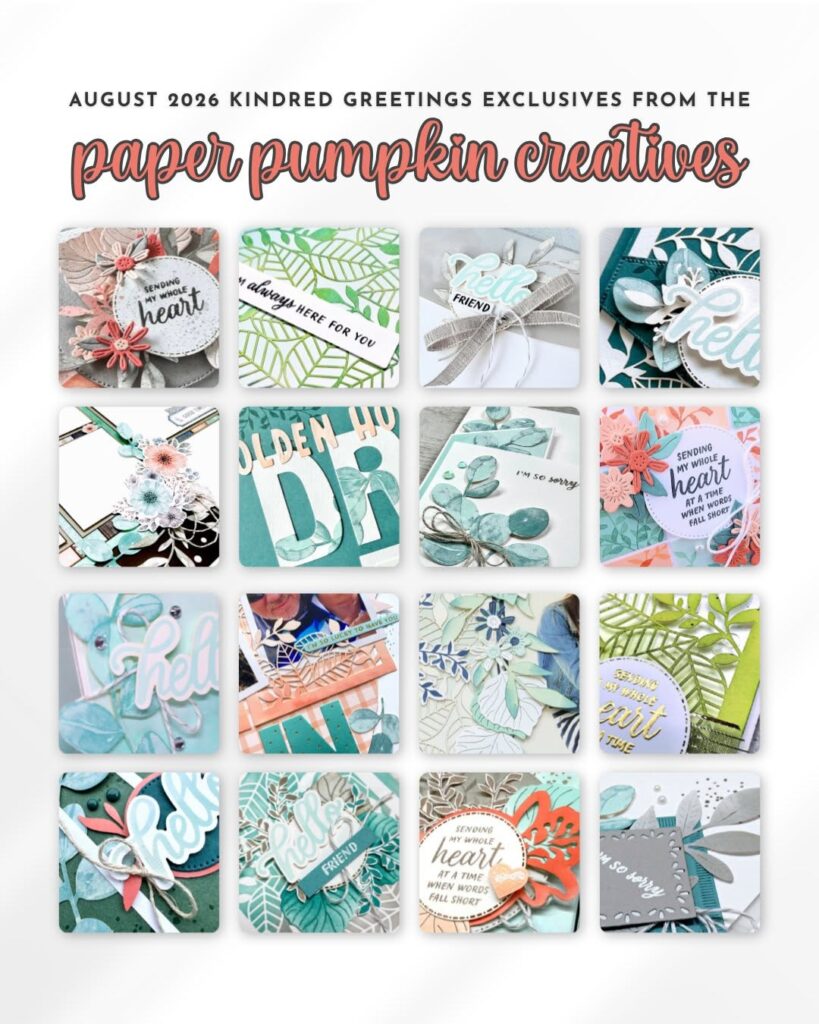 Kindred Greetings Paper Pumpkin Creatives Tutorial Bundle - August 2026