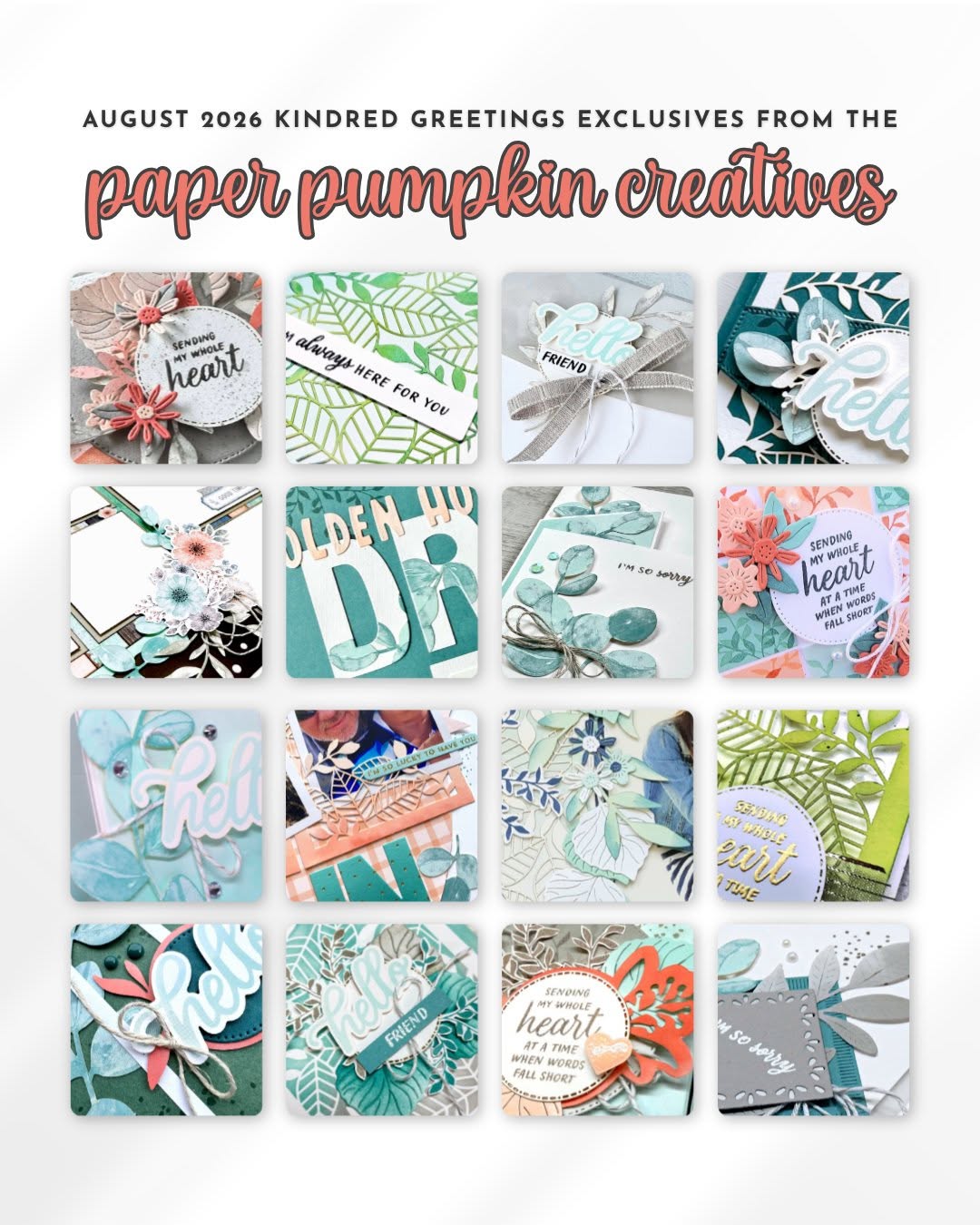 Kindred Greetings Paper Pumpkin Creatives Tutorial Bundle - August 2026