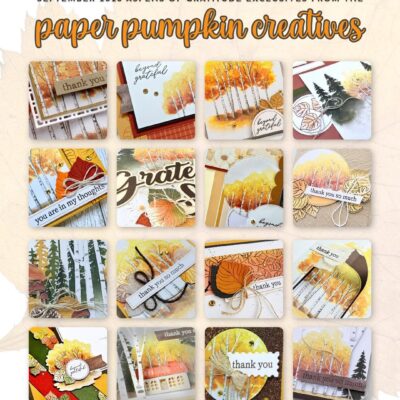 Aspens of Gratitude Paper Pumpkin Creatives Tutorial Bundle – September 2026