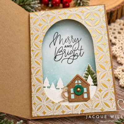 Free Shadow Box Fun Fold Card Template – Standard Size